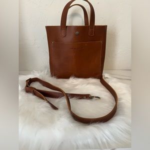 Used PORTLAND LEATHER GOODS Honey Mini crossbody tote